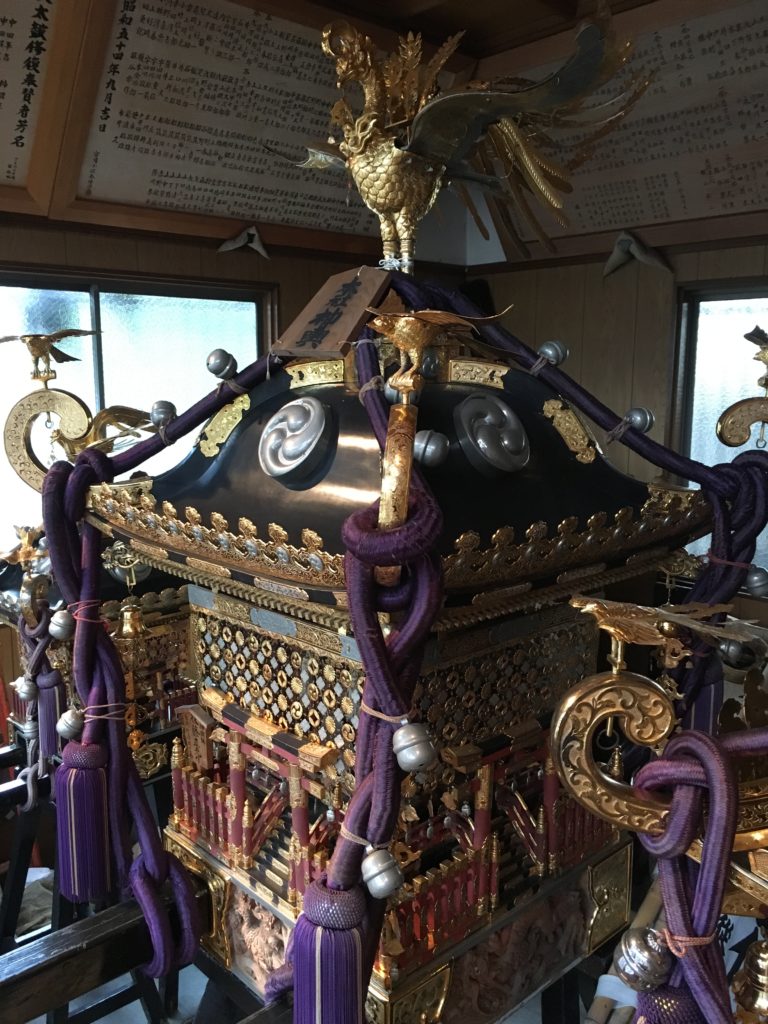 金属製ＡｕＰ御神輿 鉄製、神輿!